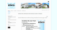 Desktop Screenshot of koenig-immobilien.com
