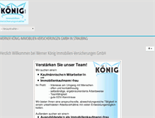 Tablet Screenshot of koenig-immobilien.com